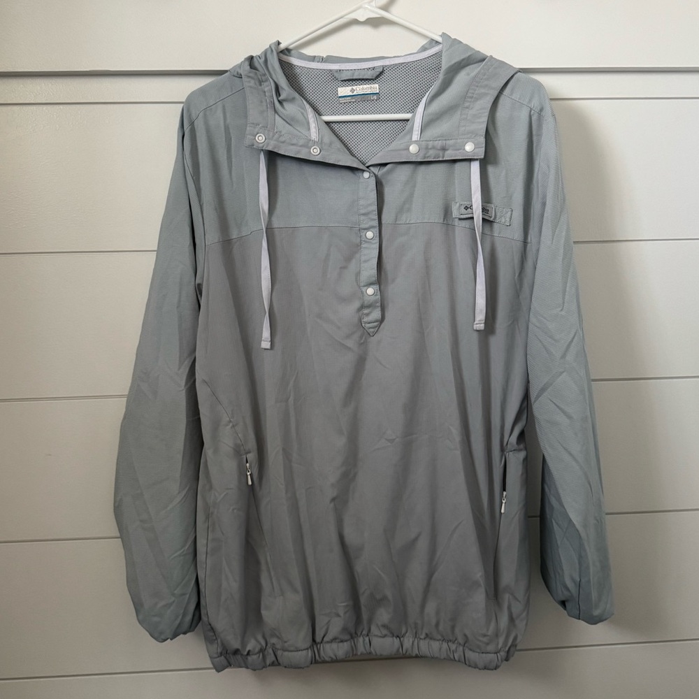 Columbia Light Gray Utility Jacket, Women’s L